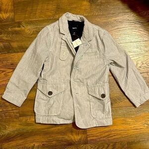 NWT Gap boys pinstripe blazer size XS​​